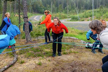 Utendørs trening i Marikollen