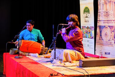 Konsert med indisk klassisk musikk