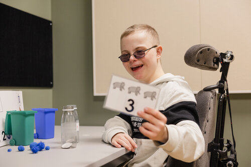 Elev ved Fjerdingby ressursavdeling