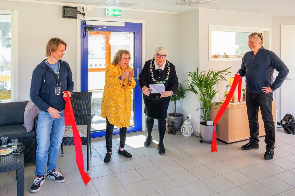 Åpning av fellesrommet på Tajetunet