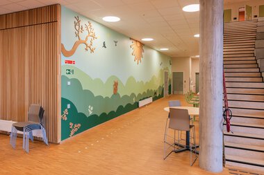 Utsmykning på Fjerdingby skole og ressursavdeling
