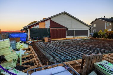 Bygging av grendehus på Nordby skole