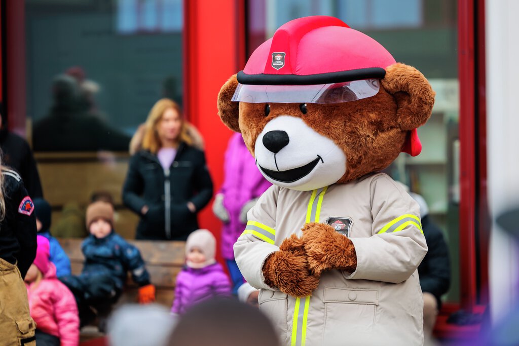 Bjørnis besøker Rælingen