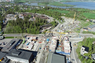 Fire byggeprosjekter på Fjerdingby