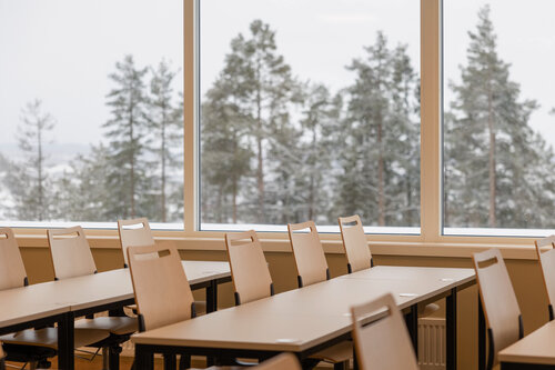 Interiør i nye Fjerdingby skole