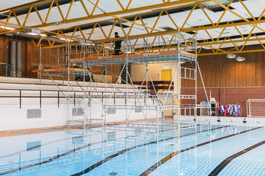 Nye takvifter i Sandbekkhallen