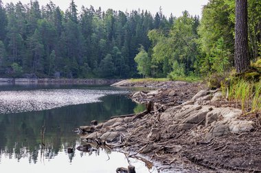 Rehabiliterer demninger i Ramstadsjøen