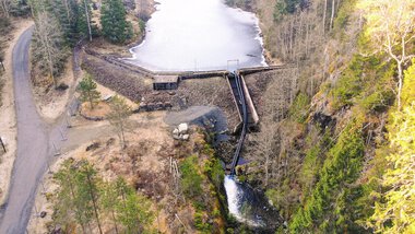 Rehabilitering av demninger i Åmotdammen