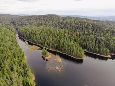 Rehabiliterer demninger i Ramstadsjøen