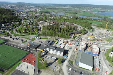 Fire byggeprosjekter på Fjerdingby