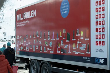 ROAFs miljøbil i Marikollen 