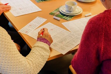 Musikkbingo på Trivselssenteret