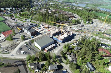 Fire byggeprosjekter på Fjerdingby