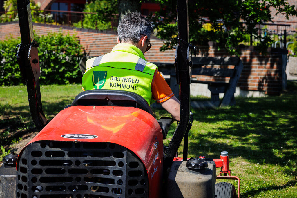 Driftstekniker i eiendomsavdelingen i Rælingen kommune