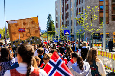 17. mai-feiring på Fjerdingby skole