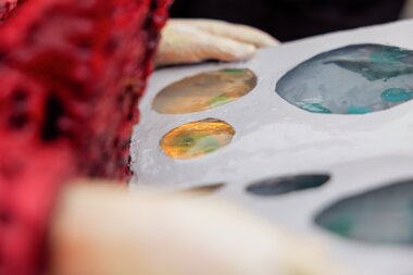 Kunstverket Boksøylen av Lene Kilde