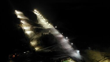 Snøproduksjon i Marikollen