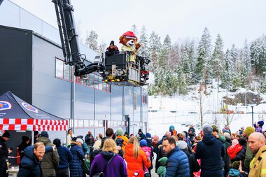 Bjørnis besøker Rælingen