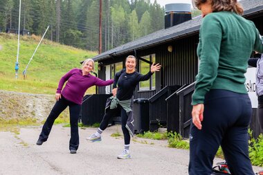 Utendørs trening i Marikollen