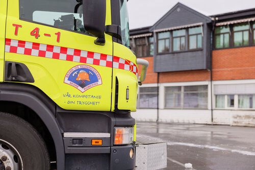 Røykdykkerøvelse på gamle Fjerdingby skole