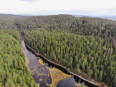 Rehabiliterer demninger i Ramstadsjøen
