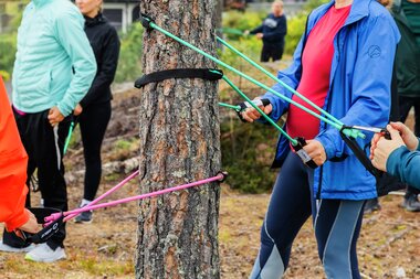 Utendørs trening i Marikollen