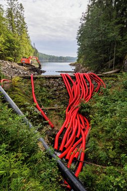 Rehabiliterer demninger i Ramstadsjøen