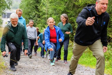 Utendørs trening i Marikollen