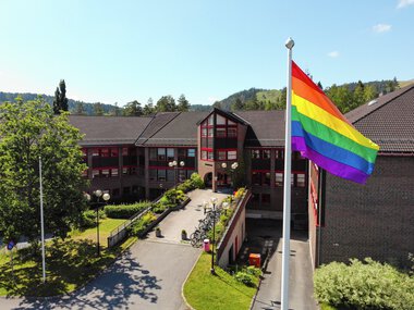 Pride-flagging på rådhuset