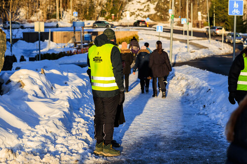 Første dag på nye Fjerdingby skole