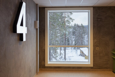 Interiør i nye Fjerdingby skole