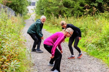 Utendørs trening i Marikollen