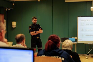 Første områdemøte på Sandbekken