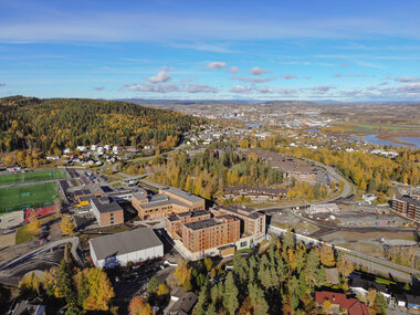 Utsikt over Fjerdingby sentrum