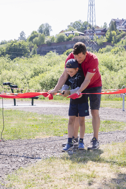 Åpning av aktivitetsområdet på Torva