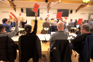 Kommunestyremøte pågår 