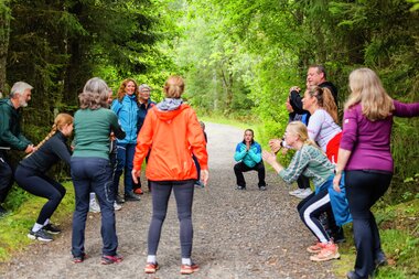 Utendørs trening i Marikollen