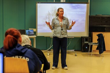 Første områdemøte på Sandbekken