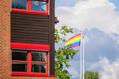 Pride-flagging på rådhuset