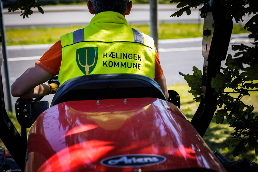 Driftstekniker i eiendomsavdelingen i Rælingen kommune