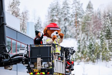 Bjørnis besøker Rælingen