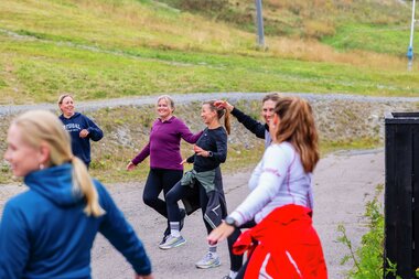 Utendørs trening i Marikollen