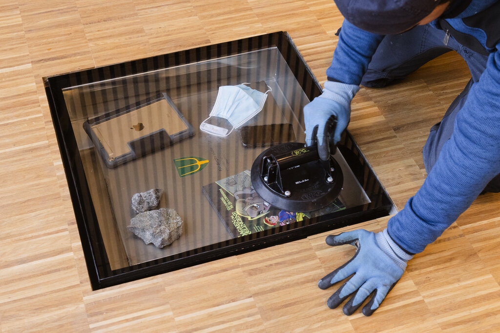 Minneskrin på nye Fjerdingby skole