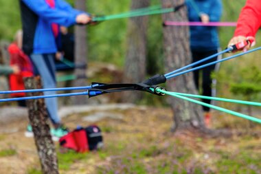 Utendørs trening i Marikollen