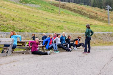 Utendørs trening i Marikollen