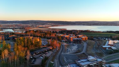 Utsikt over Fjerdingby