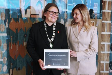 Zelenska and Minister of Communications Sybiha in Norway
