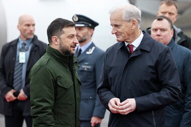 Zelenska and Minister of Communications Sybiha in Norway