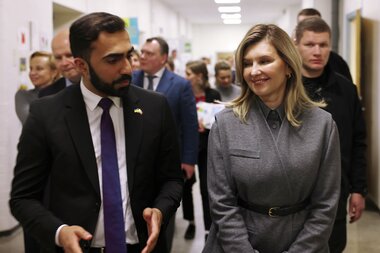 Zelenska and Minister of Communications Sybiha in Norway