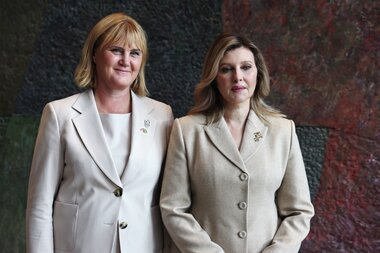 Zelenska and Minister of Communications Sybiha in Norway